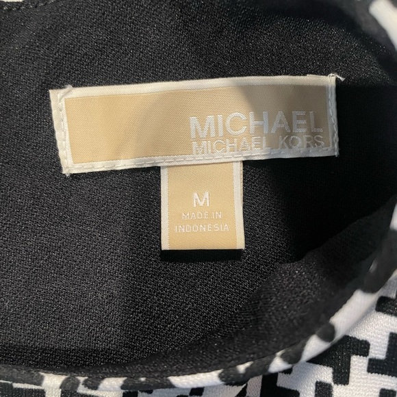 Michael Michael Kors Houndstooth Dress Size Medium - Picture 9 of 11